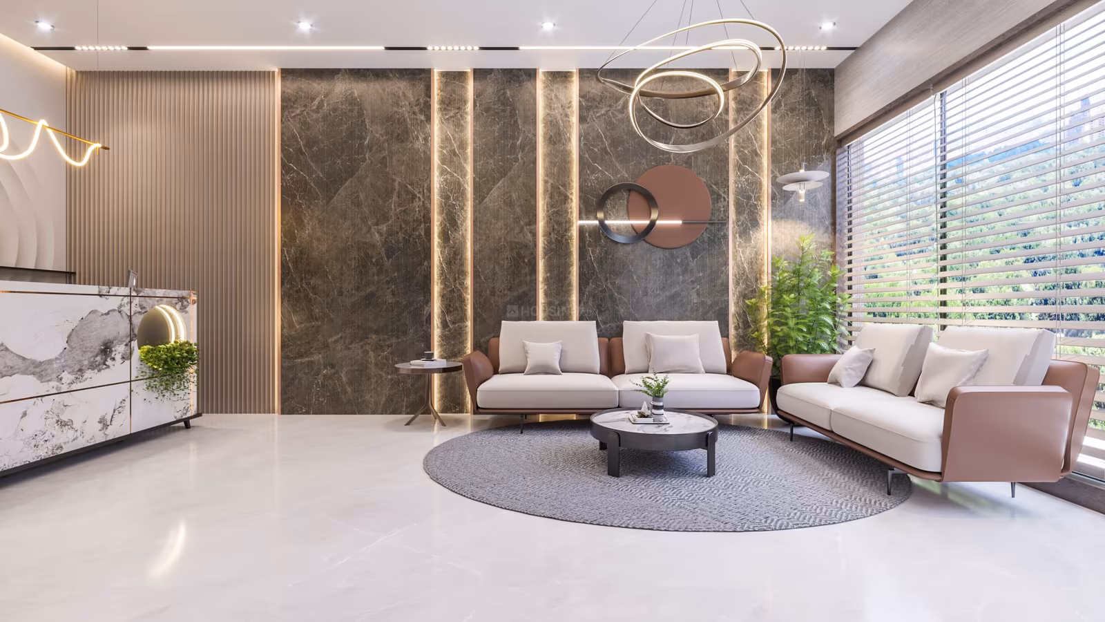 Infinity Sky foyer interior with premium entry experience